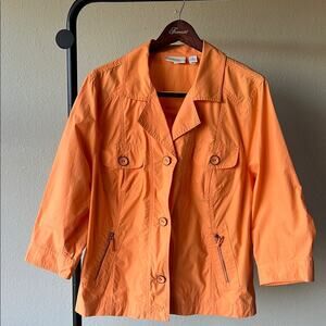 NWOT Chico’s Tangerine Women's Jacket - size 4 (Chico’s sizing)